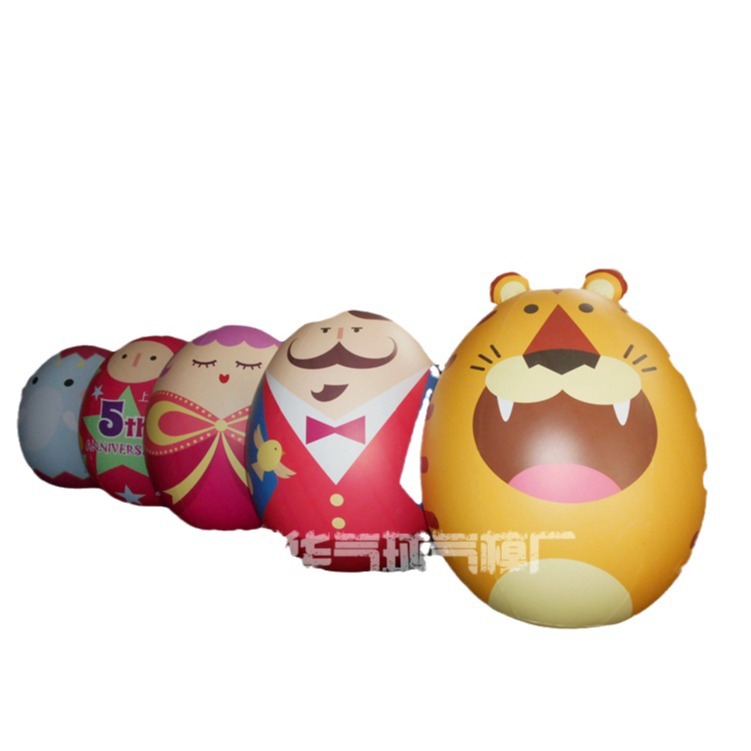 Fábrica al por mayor Gran Pascua PVC color huevo cerrado color huevo vaso dibujos animados forma animal