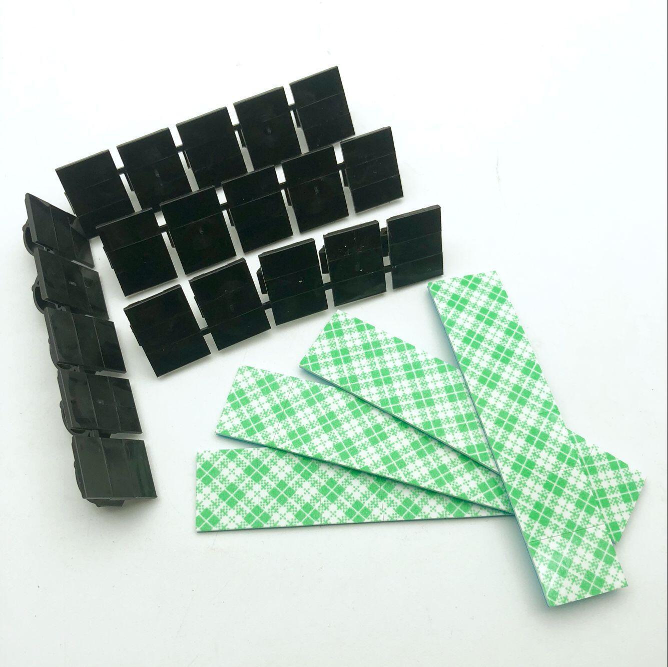 跨境热销WCC2粘式布线扣大号电线固定座电缆固定夹汽车电线整理夹