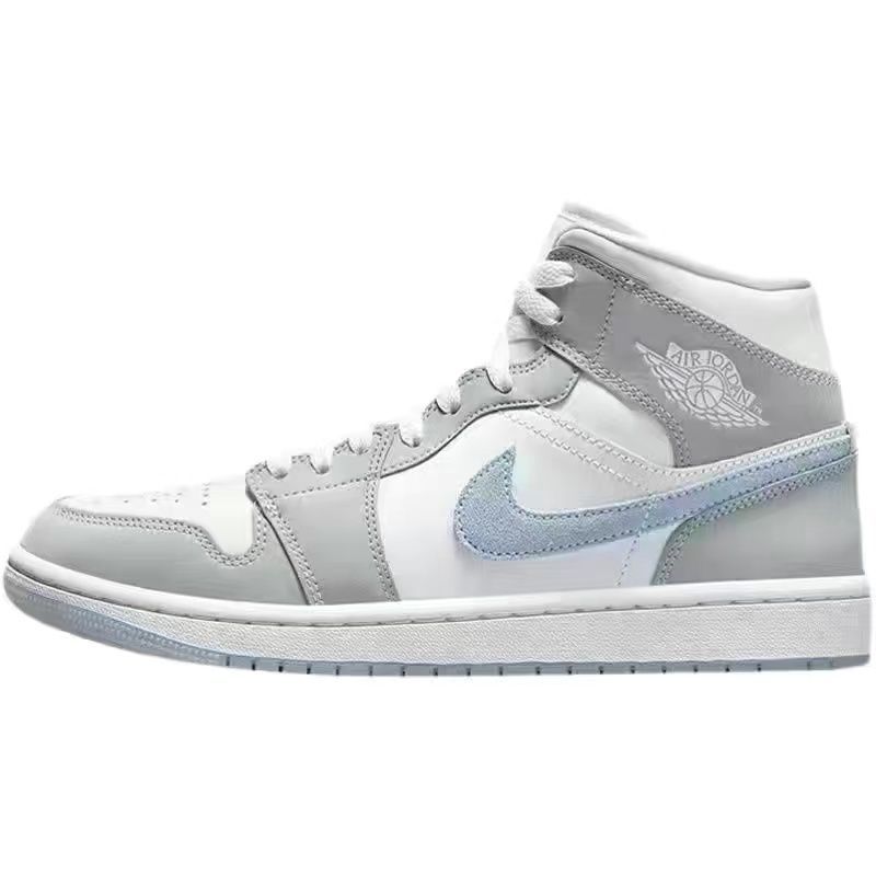 AJ1 아이스 블루 스모크 애쉬 [상층 가죽 + 리치 패턴]