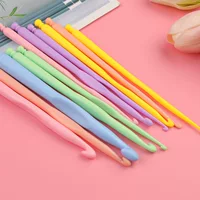 Пластиковое вязание, комплект крючка, DIY, 12 штук