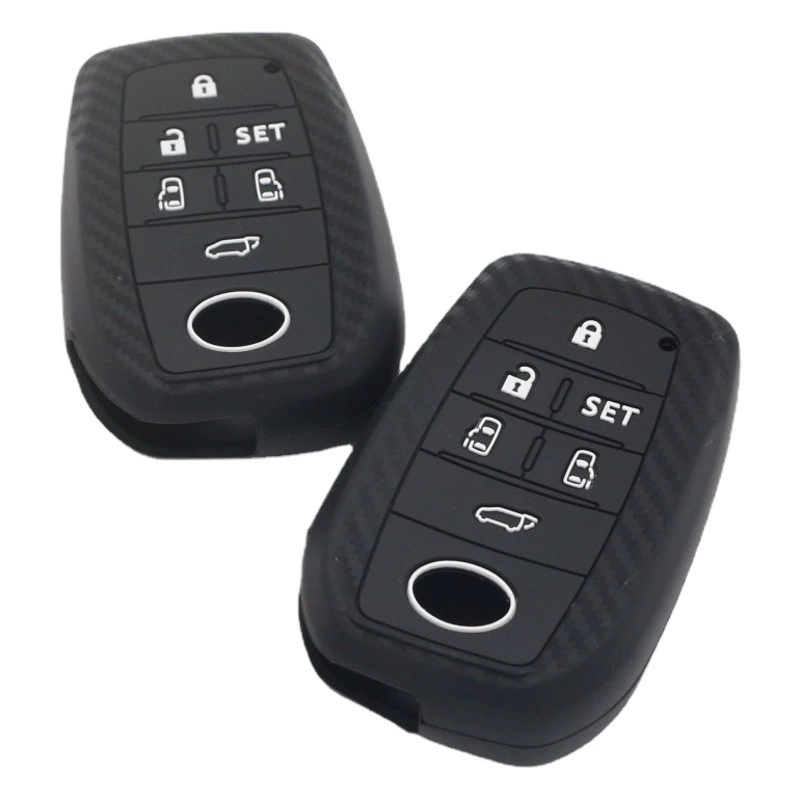 Сумка для ключей из углеродного волокна подходит для большого оверлорда Previa Elfa Smart 6-ключевая Крышка для автомобильного ключа с дистанционным управлением