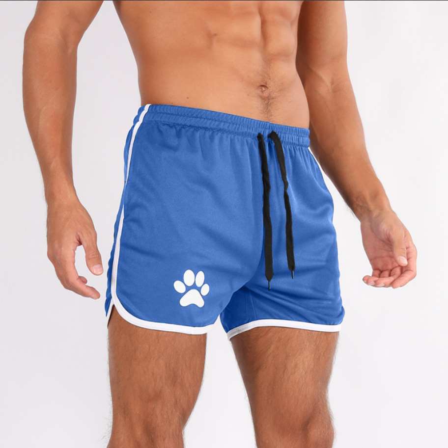 Pantalones cortos deportivos de verano para hombre, pantalones cortos ultrafinos informales para playa, de secado rápido, holgados, transpirables, para culturismo