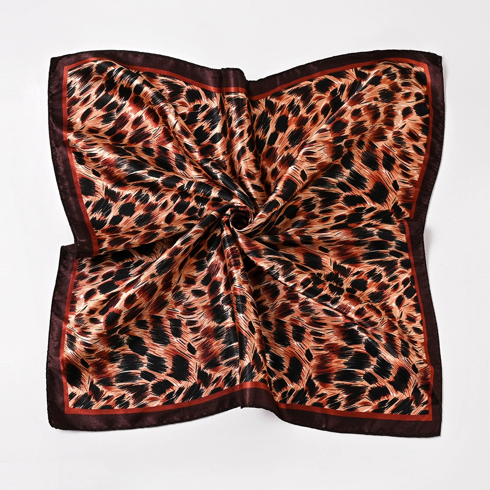 Трансграничный 50 см атласный квадратный шарф с цветком кешью для женщин, весенне-летний европейский и американский уличный хип-хоп декоративный шелковый шарф с принтом шейный шарф