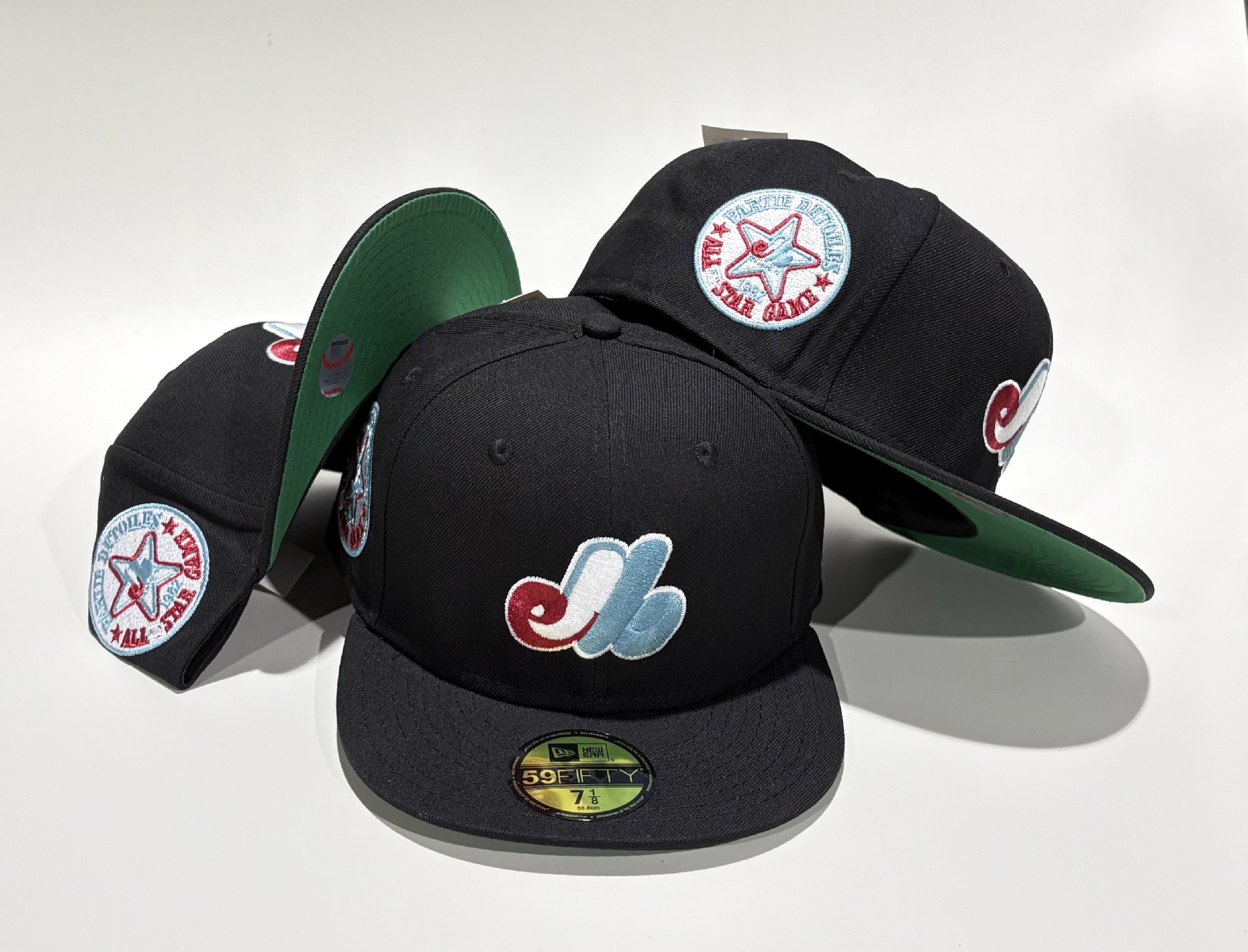 Transfronterizos de alta calidad totalmente cerrados no ajustables bordados sombreros de béisbol comercio exterior sombreros de sombreros para hombres y mujeres sombreros de borde plano al por mayor