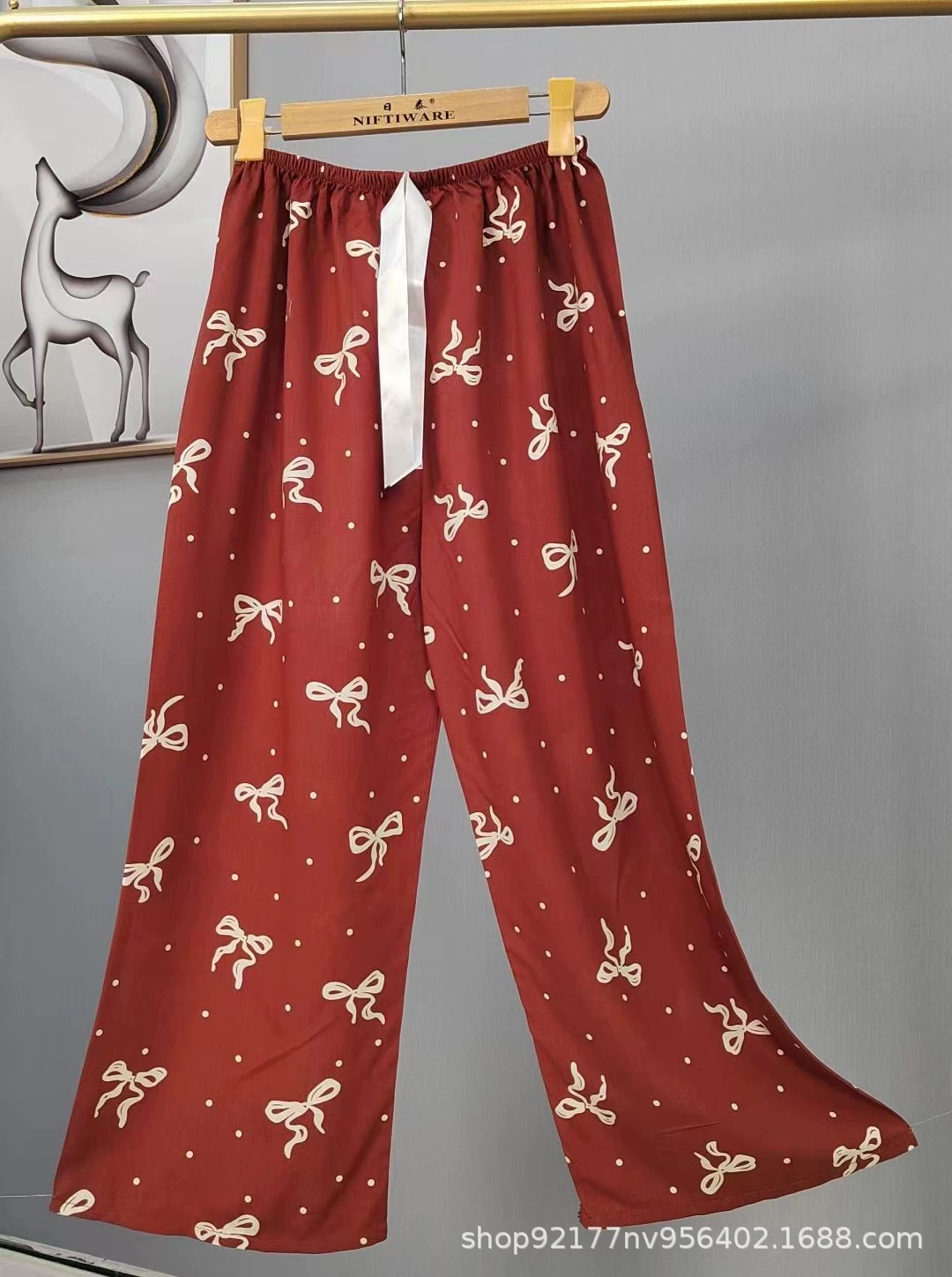 Summer trousers, thin pijama for leisure, Chinese style
