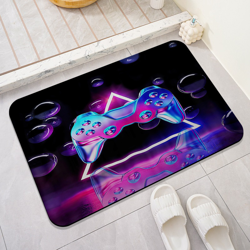 Juego de dibujos animados transfronterizo alfombra de videojuegos alfombra de dormitorio sala de juegos creativa e-sports alfombra de piso