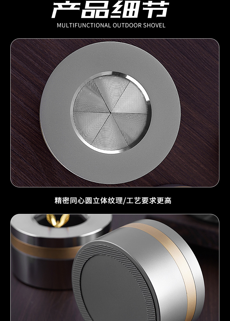 Cross-Border Thickened Anti-Dust Stainless Steel Creative Ashtray for Car and Home Use, High-End Gift Ashtray with Metal Design