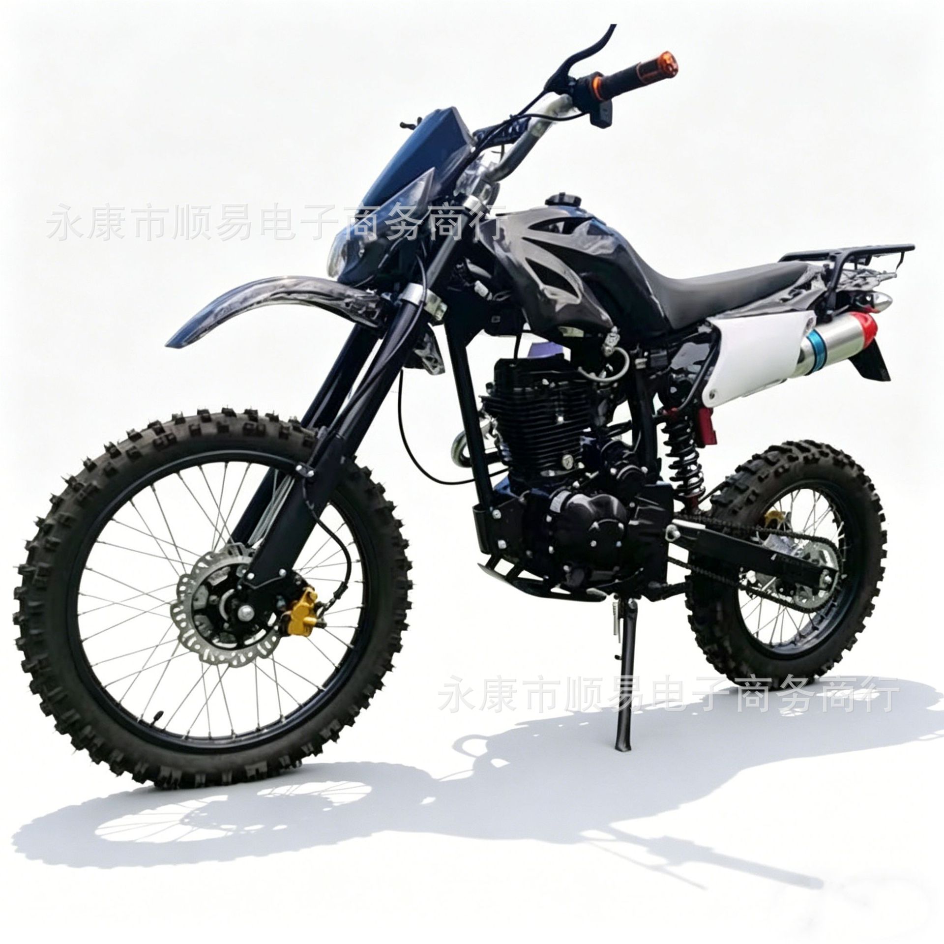 Two-Wheeled Off-Road Motorcycle 150C Adult Gasoline Mini Mountain Bike All-Terrain Venue Road Race
