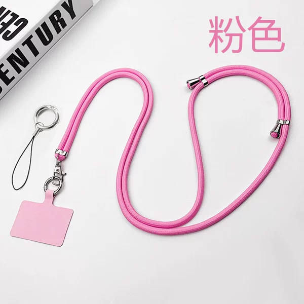 Long style [pink] telescopic/hanging neck/crossbody/finger