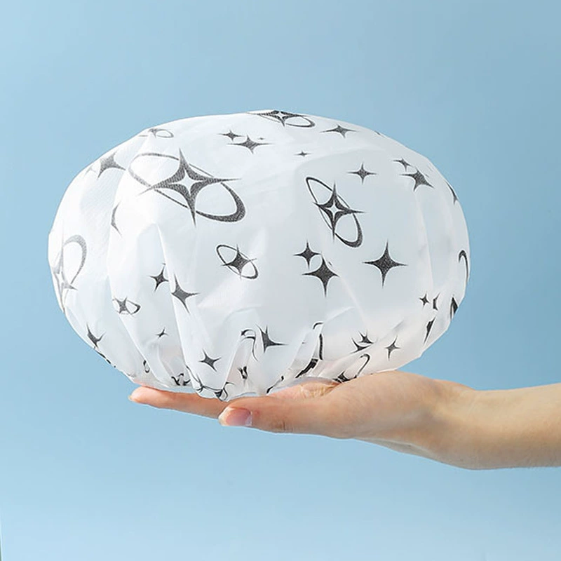 Waterproof shower cap, helmet, hat, increased thickness