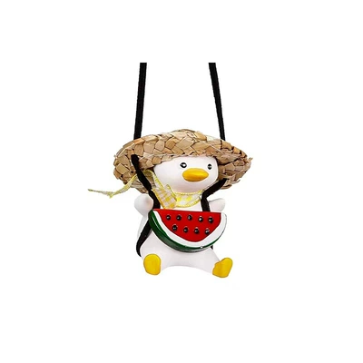 Car hanging – Accessories - straw-hat-watermelon-duck