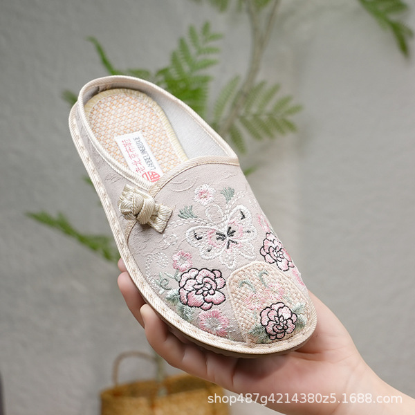 ethnic casual Beijing cloth slippers Chinese style
