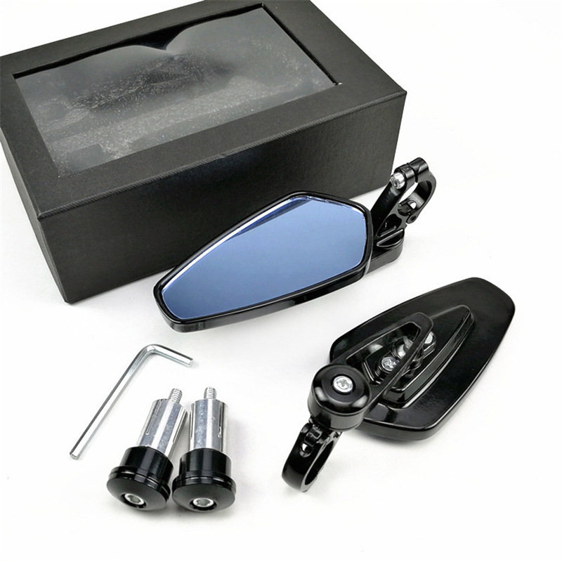 Modified motorcycle rearview mirror universal retro handlebar mirror aluminum alloy CNC for Harley/Chunfeng 150NK