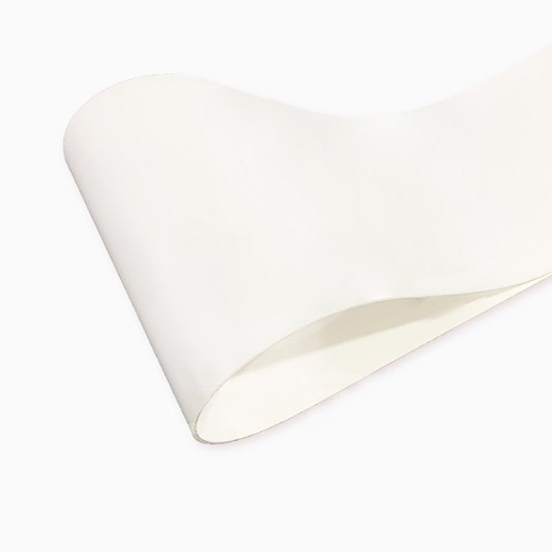 肉食分割食品输送带 耐高温白色蓝色墨绿透明圆形PU输送带厂家