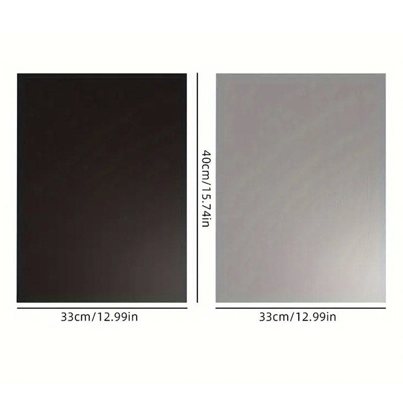 Alfombrilla de estufa de carbón de teflón resistente a altas temperaturas de 0,1mm, a prueba de aceite y a prueba de manchas, mantén de protección de estufa limpia, utensilios de cocina