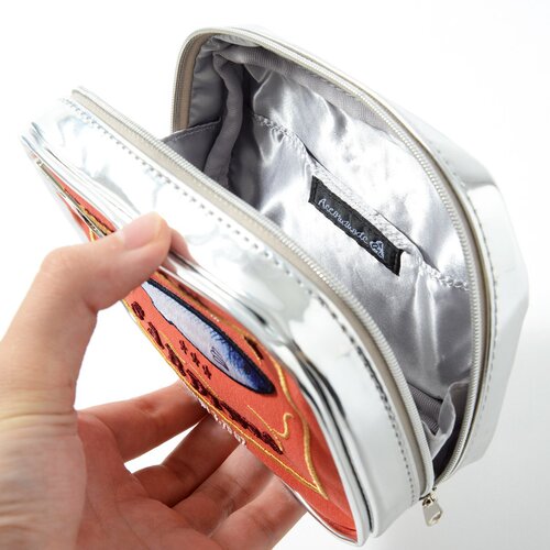 Large capacity cute sardine canned storage bag cosmetic bag creative cat fish canned cosmetic bag
