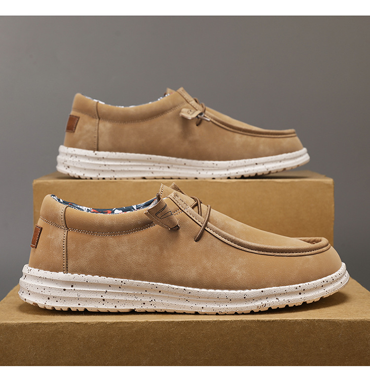 Marke Frühling Sommer Mokassins Männer Halbschuhe Hochwertige echte Lederschuhe Männer Wohnungen Leichte Fahrschuhe_voghion.com