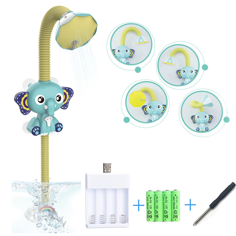 Envío libre de agua eléctrica rábano ducha submarina rociador interior para niños bebé baño Juguetes