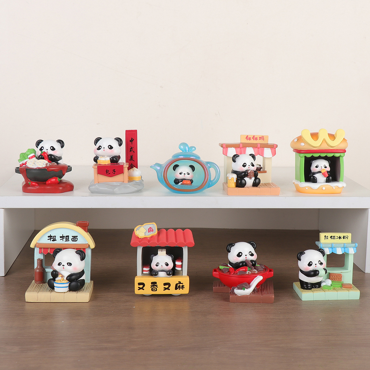 クリエイティブな樹脂工芸品、秘密の花言葉、小さなウサギのブラインドボックス、漫画風で可愛い、女の子の寝室の装飾ギフト、卸売