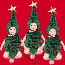 儿童万圣节扮演摄影服装圣诞树造型影楼宝宝拍照婴儿摄影主题衣服