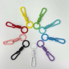 メーカー卸売 亜鉛合金製スプリングリング カラフルDIYキーホルダー クリエイティブで多用途なバッグ、人形、おもちゃ、アクセサリー用