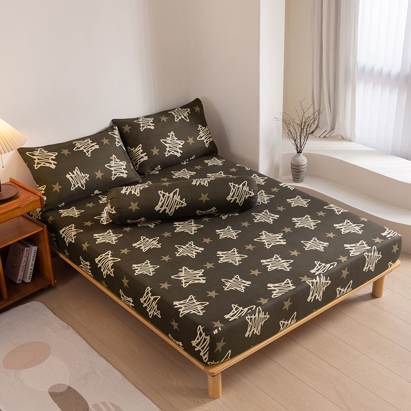 Funda de cama fija Colcha Simmons Cubierta protectora Cubierta de polvo Colchón Cubierta de cama individual Doble individual Sábana de cama antideslizante transfronteriza