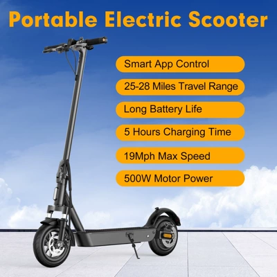 Electric Scooter MK086 High-Power Foldable Scooter Overseas Warehouse Delivery and Wholesale for Europe, America, Australia, and Brazil (Qatlanan elektrik skuterlər) - mk086black-domestic-shipment