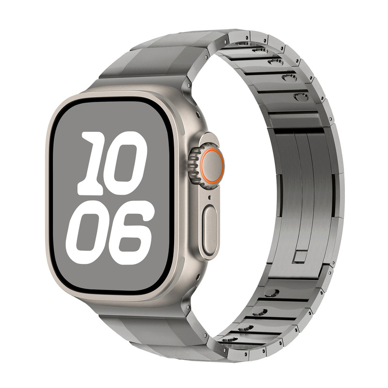 Apple iwatchS10/9ウルトラウォッチストラップアーマービジネスメタルクイックリリースストラップトレンディに適しています。|undefined