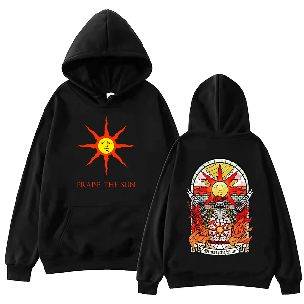 Dark Souls Praise The Sun Hoodie Harajuku Hip Hop Pullover T