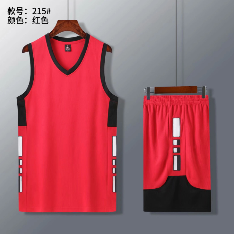 夏季青少年运动团队篮球服套装  透气吸汗学生比赛背心篮球服印号|undefined