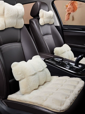 rear seat cushion winter warm — Wool pad