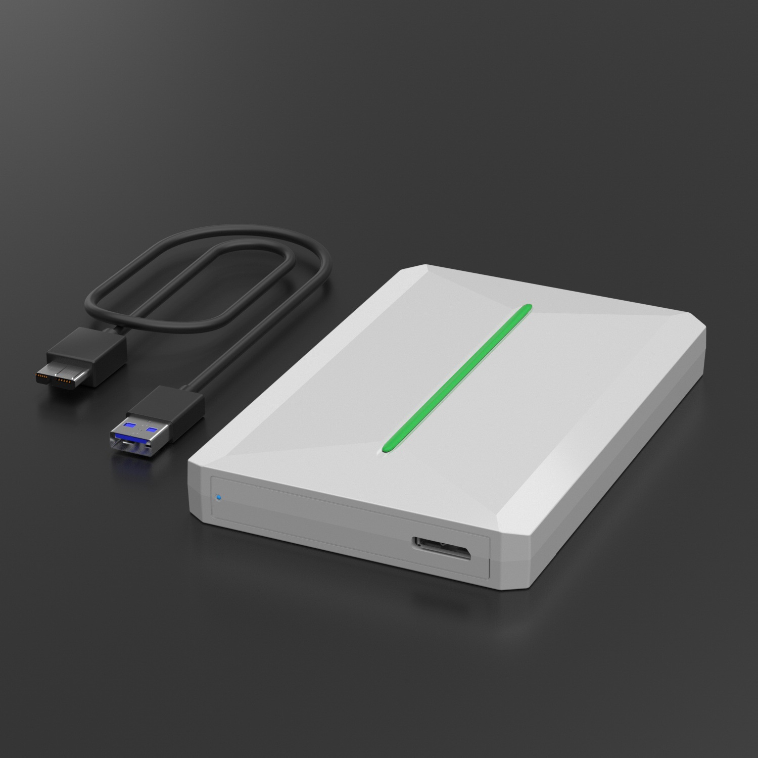 Nueva caja de disco duro móvil de punto transfronterizo USB3.0/3.1 SATA2.5 pulgadas portátil disco duro externo externo