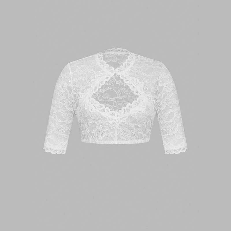German Traditional Clothing 2025 New Beer Wear Munich Carnival Lace Transparent White Shirt