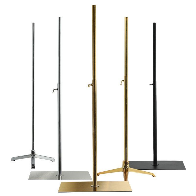 Base modelo de busto Chasis dorado negro hierro soporte accesorios de subbase de acero inoxidable piso cuadrado galvanizado