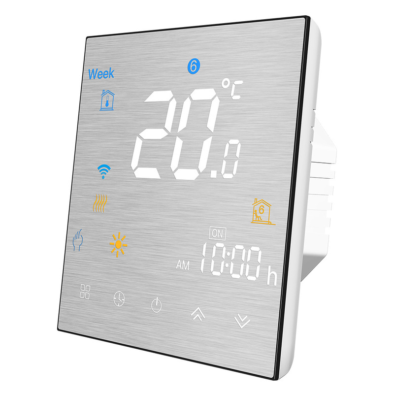 Wifi Tuya Smart Home Floor Heating Smart Switch App Timing Remote Control Constant Temperature Brushed Panel Temperature Control