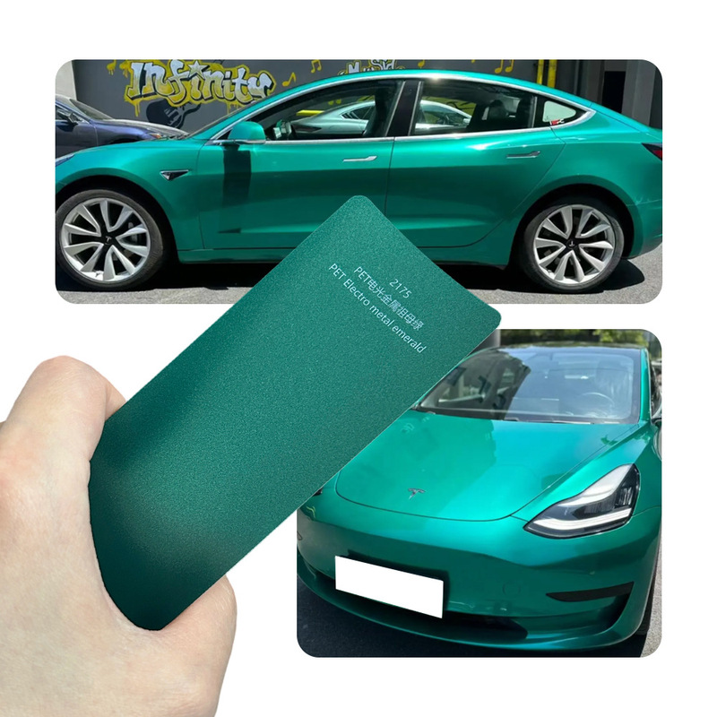 クロスボーダーカー PET オプトエレクトロニクス シリーズ メタル エメラルド カラーチェンジ ペイント保護フィルム フルカーカラーチェンジステッカー|undefined