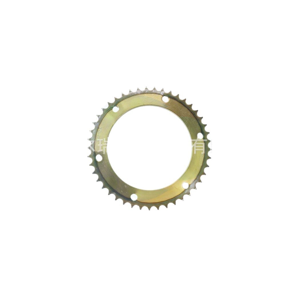 Cadena de accesorios de motocicleta de alta calidad amarillo XR15-428-45T