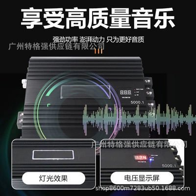 Other Car Video amplifier 5000W for driving subwoofers