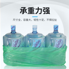 Large extra-heavy-duty colorful sorting trash bags (blue, red, green, brown, coffee) for property and community use