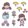 Single sticker-full girl full girl