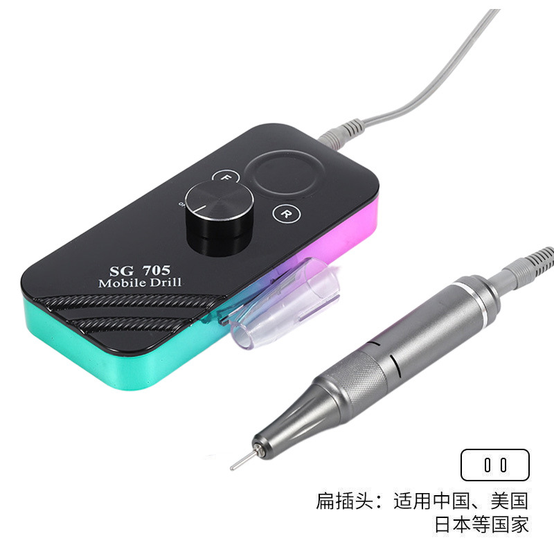 Lijadora de uñas transfronteriza, cargador, removedor de uñas portátil, piel muerta, almacenamiento de energía, lápiz de molienda, herramientas de uñas, Amazon