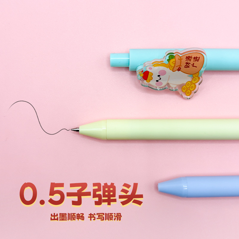 Año del Caballo bolígrafo neutro personalizado lindo pony modelado regalo de papelería de Año Nuevo publicidad bolígrafo de firma