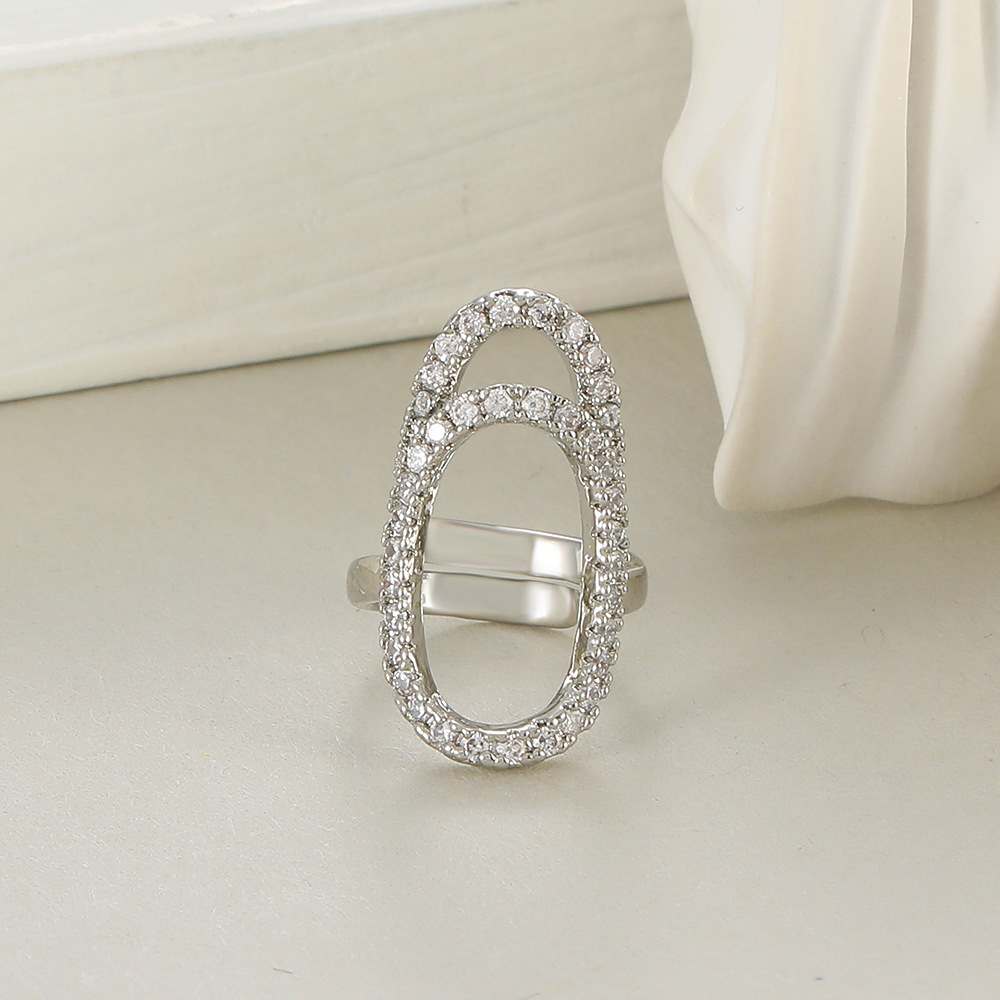 Geometric Nail Ring Set For Women Elegant Designer Accessory_voghion.com