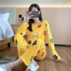 Yellow long-sleeve, flowered
