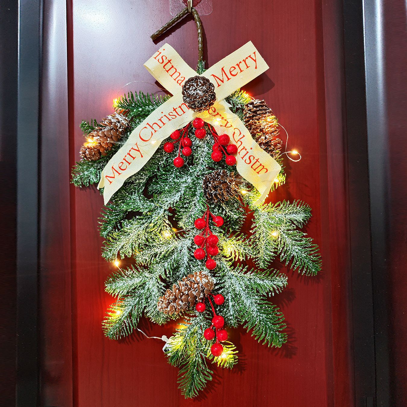 Transfronterizos de venta en caliente decoraciones de Navidad pin colgantes de pared colgantes de puerta
