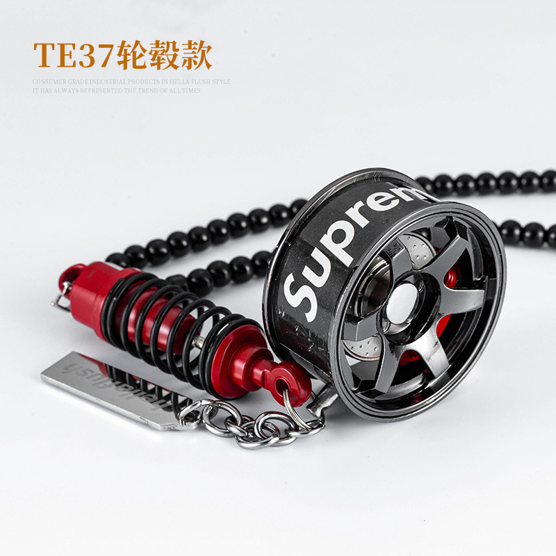 Original de la marca de moda cubo de la rueda del coche colgante del coche TE37BBSAMG modificado cubo de la rueda Del Coche Espejo Retrovisor adornos coche colgante