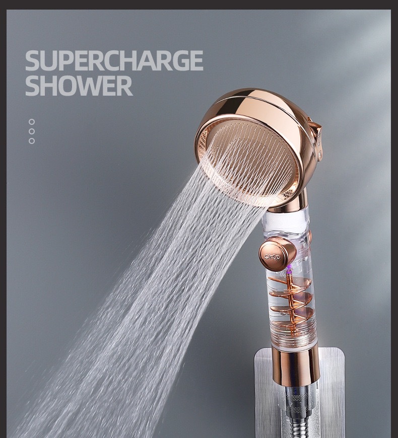 Cross-border pressurized showerhead, turbine pressurized household water heater, bath heater, shower and rain shower set undefined