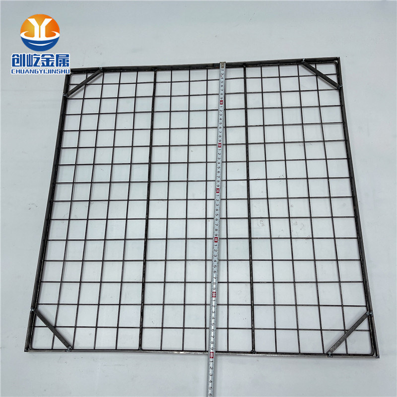 喷油喷漆镀锌铁网 不锈钢烤漆铁丝格子筛网 钢筋包边600X600网盘