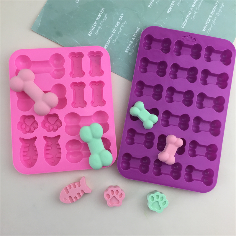 18 даже кости для моделирования силиконовой формы DIY кошачий коготь для моделирования шоколадной ледяной шоколадной формы