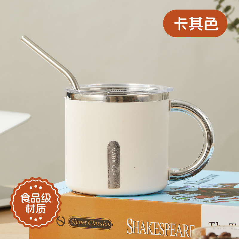 ステンレスマグカップ二重断熱高颜値泡茶保温カップオフィスコーヒーカップカップカップカップカップ|undefined